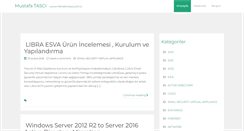 Desktop Screenshot of mustafatasci.net