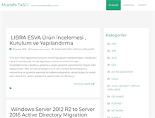 Tablet Screenshot of mustafatasci.net